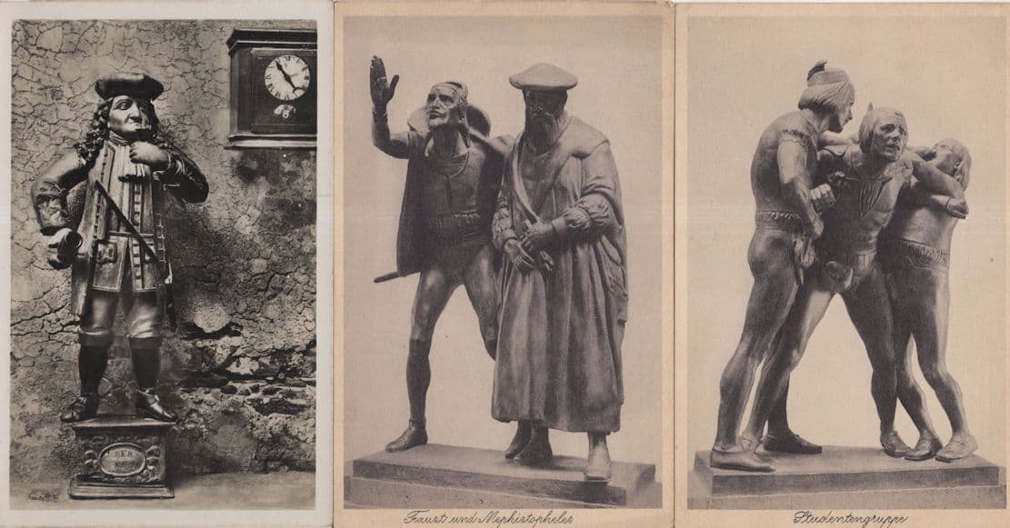 Bildwerk Von Professor Matthie Molitor 3x German Statue Postcard s