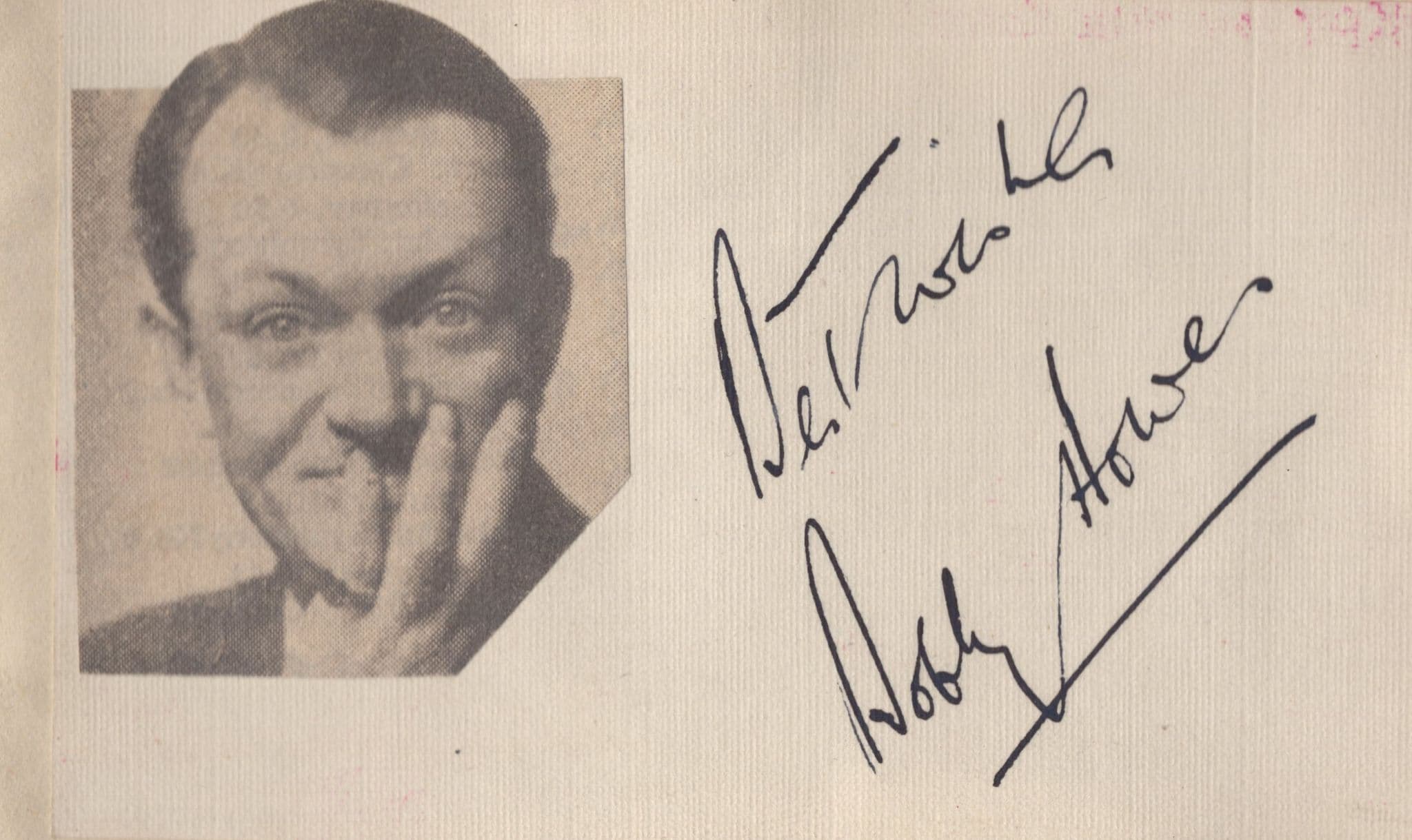 Bill Gates Bobby Howes Variety Hall 6x Music WW2 Autograph s