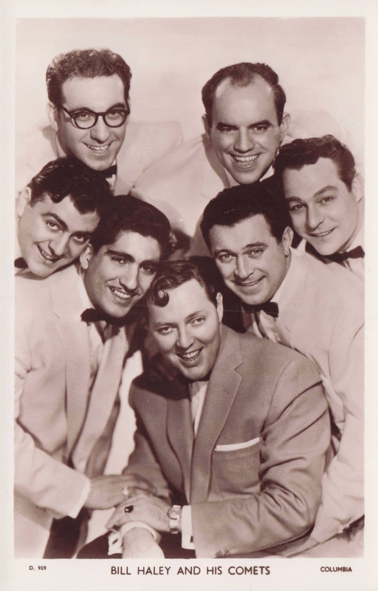 Bill Haley & His Comets RARE Picturegoer Unavailable RPC Postcard