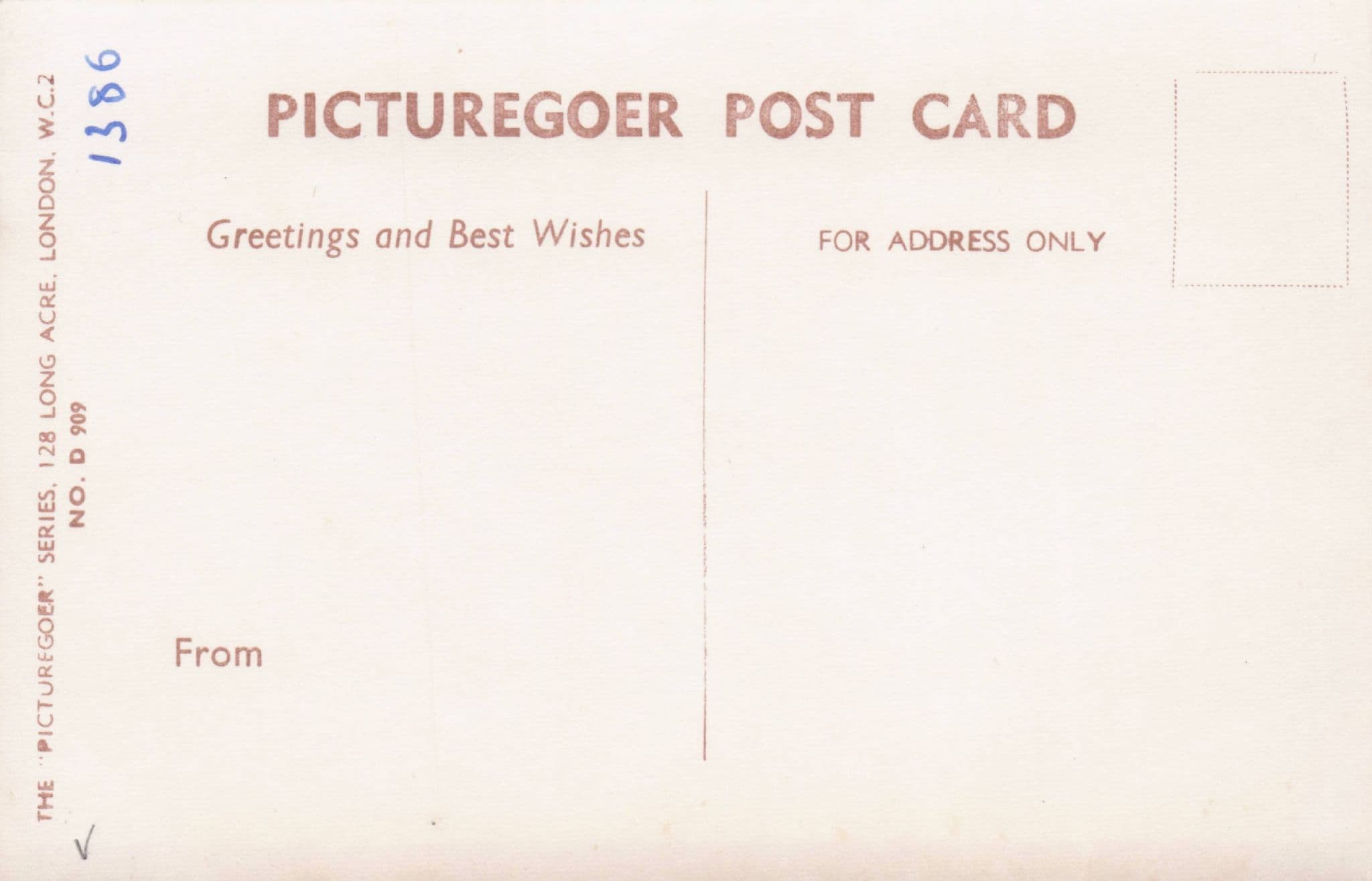 Bill Haley & His Comets RARE Picturegoer Unavailable RPC Postcard