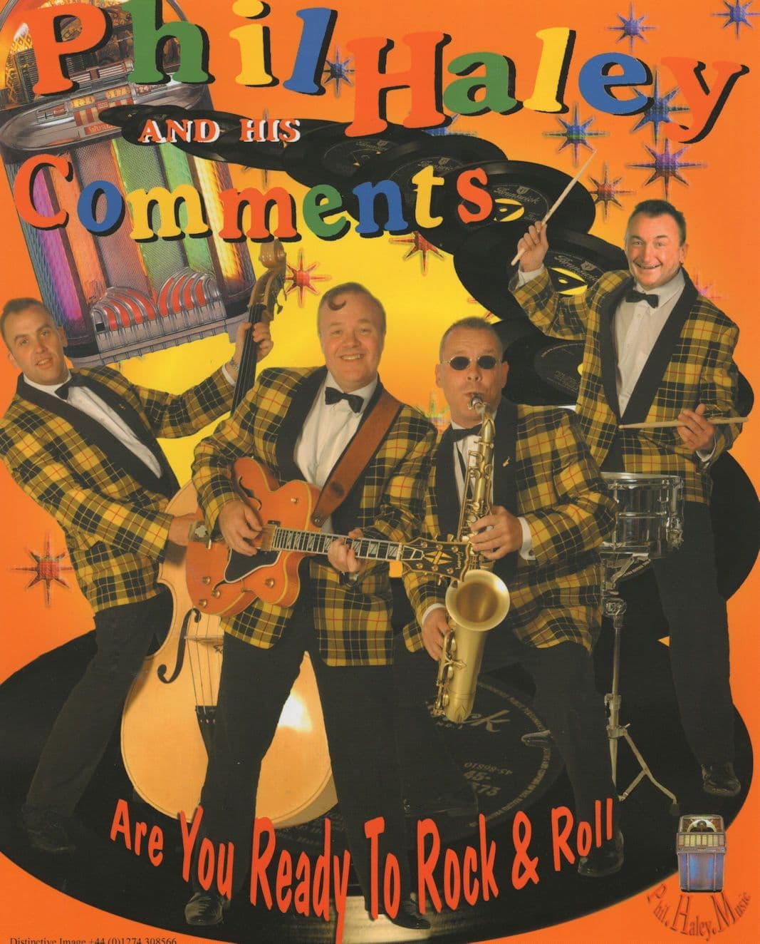 Bill Haley & His Comments FULLY Hand Signed Large Photo