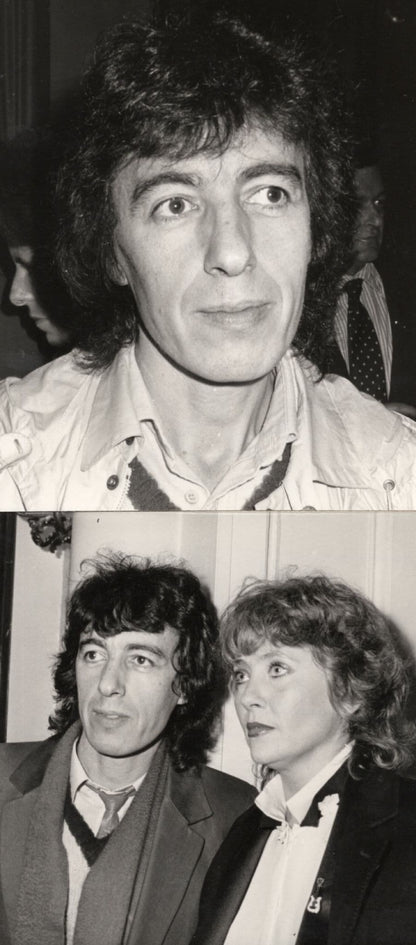Bill Wyman of Rolling Stones in 1982 Wife Portrait 2x Press Photo s