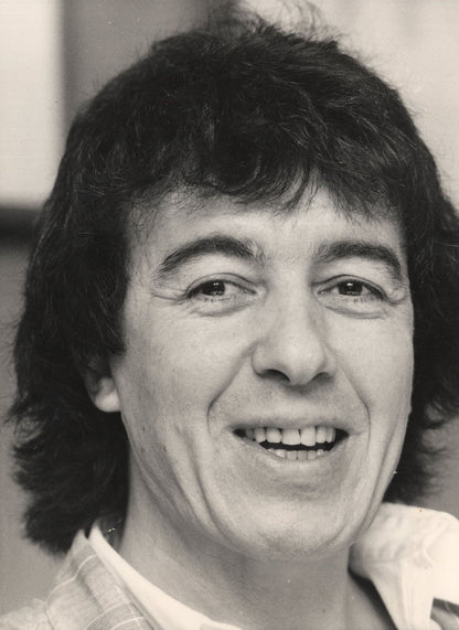 Bill Wyman of Rolling Stones Laughing 1987 London 8x6 Press Photo