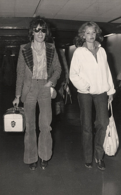 Bill Wyman Rolling Stones Swedish Wife London Airport ÔøΩ250K Chelsea Gift Press Photo