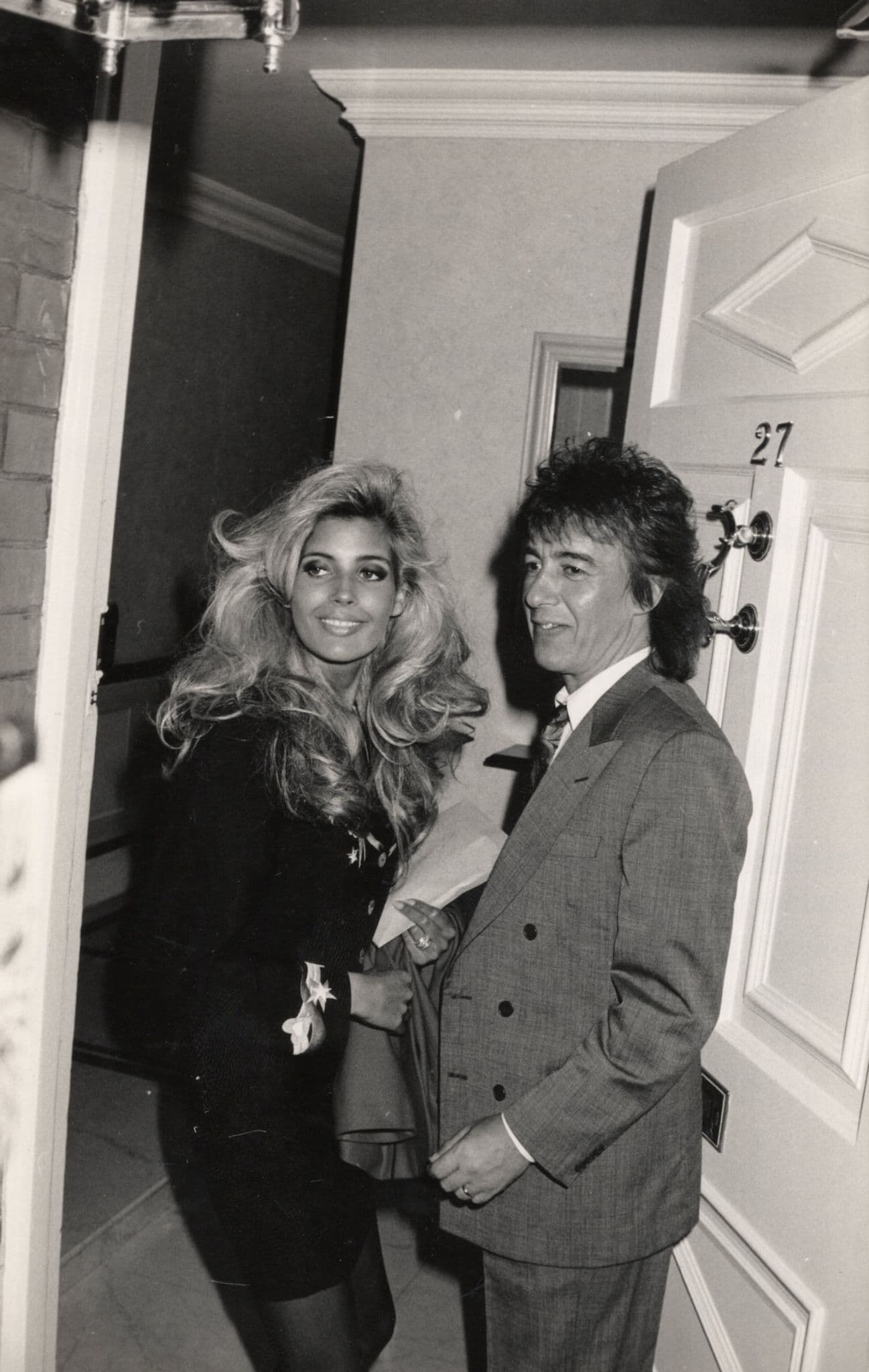 Bill Wyman Rolling Stones Wedding Day Marriage Mandy Smith Press Photo
