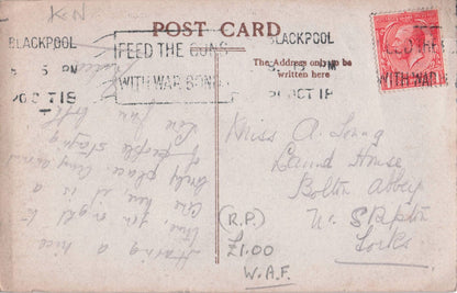 Billiard Room Norbreck Hydro Blackpool RPC Postcard Please Read