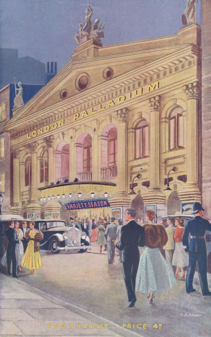 Billy Cotton Max Bygraves London Palladium 1952 Theatre Programme