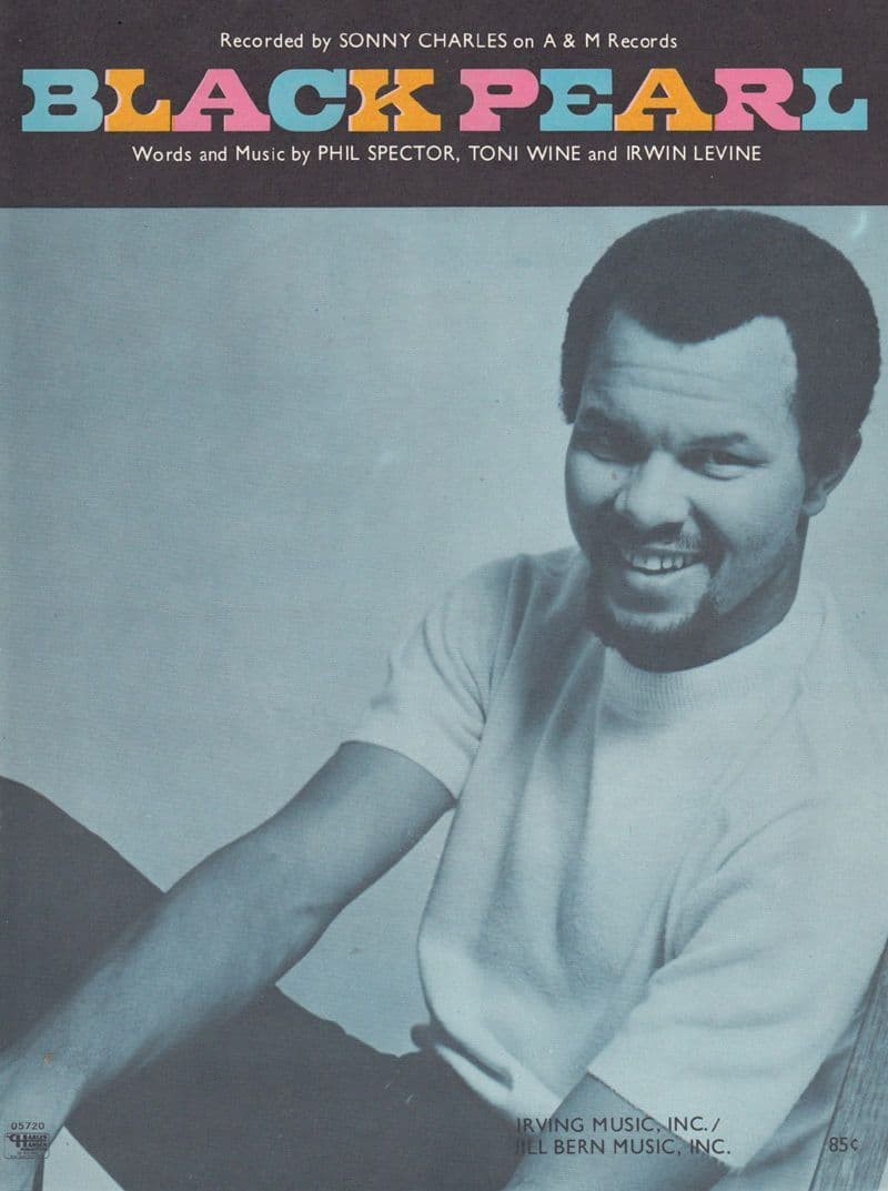 Black Pearl Sonny Charles 1960s Sheet Music