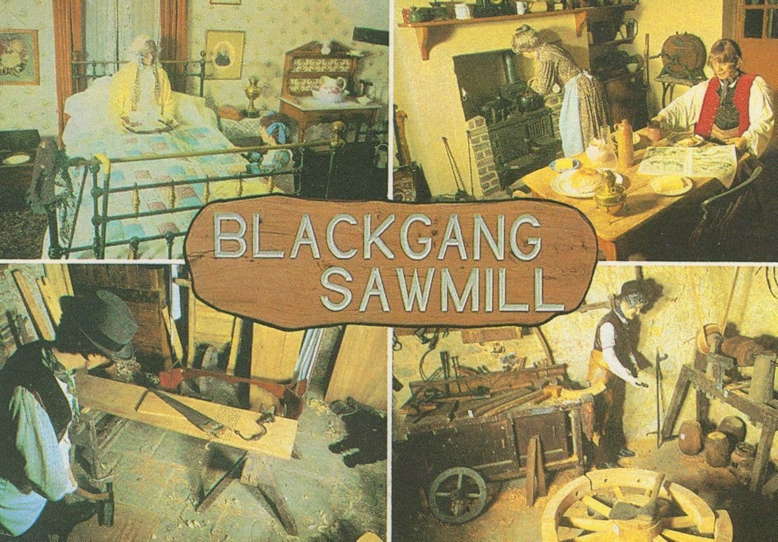 Blackgang Sawmill Carpenter Grannny Bedroom Isle Of Wight Postcard