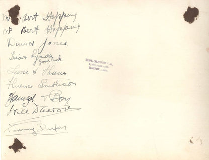 Blackpool Antique Multi Hand Signed Theatre 8x Photo