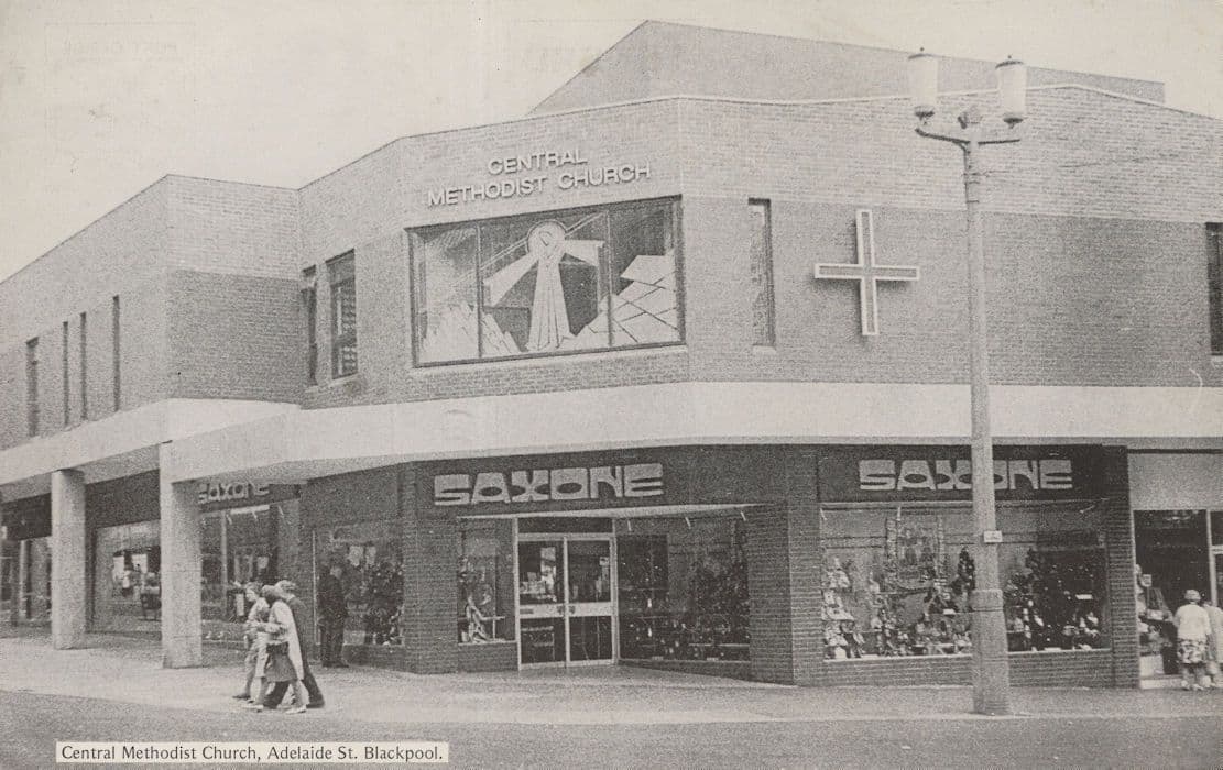 Blackpool Methodist Church Adelaide Street Precinct Postcard