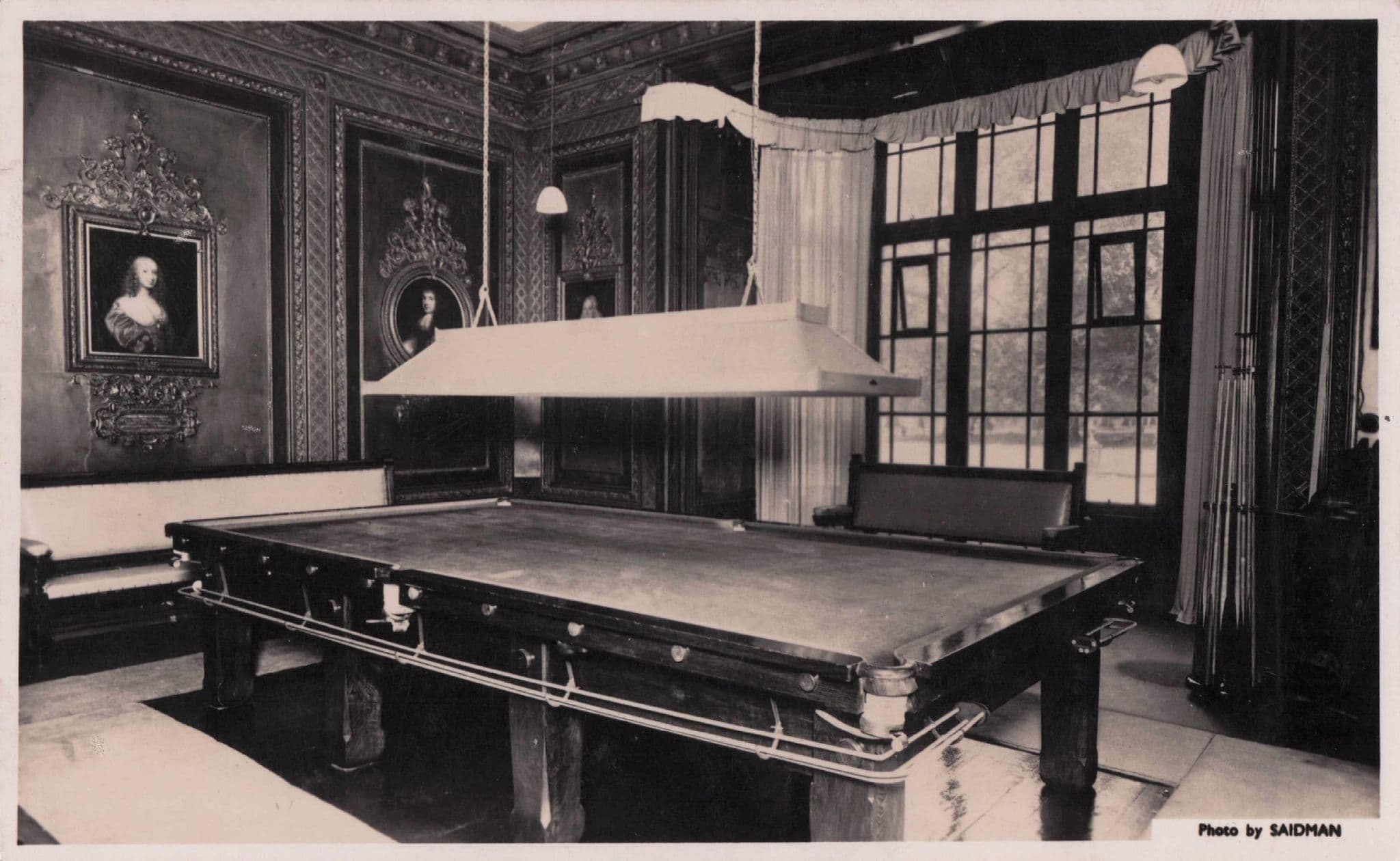 Blackpool Snooker Billiards Pool Table Photo By Saidman PB Postcard