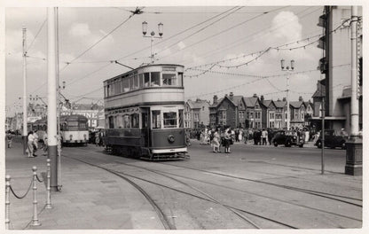 Blackpool Transport Safety Officer 1958 Fundraising Bus Photo