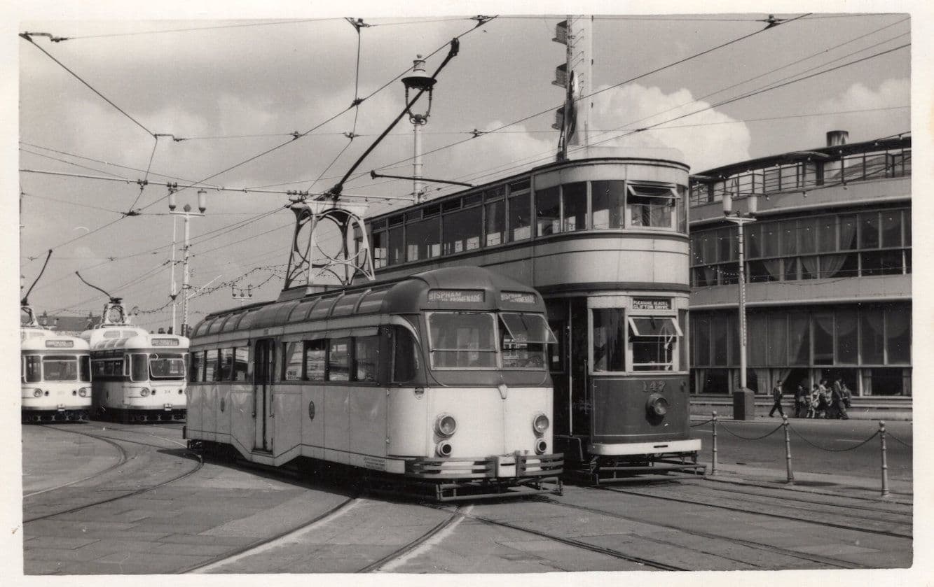 Blackpool Transport Safety Officer TSO Bus Station 1958 RPC Photo