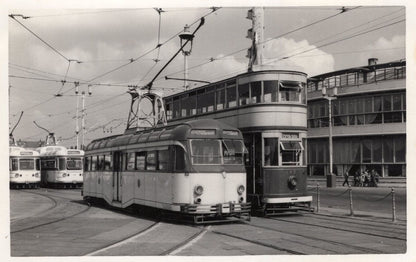 Blackpool Transport Safety Officer TSO Bus Station 1958 RPC Photo
