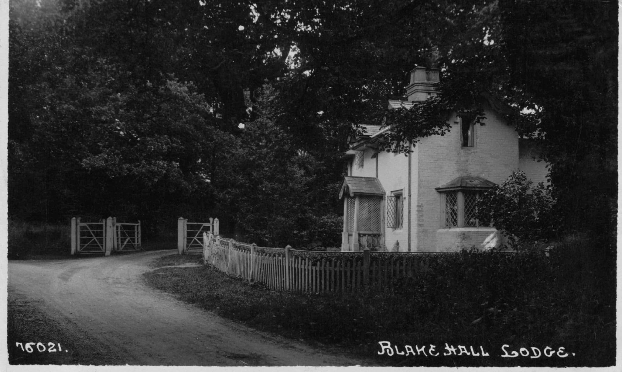 Blake Hall Lodge Ongar Essex Newsagent Antique Real Photo Old Postcard