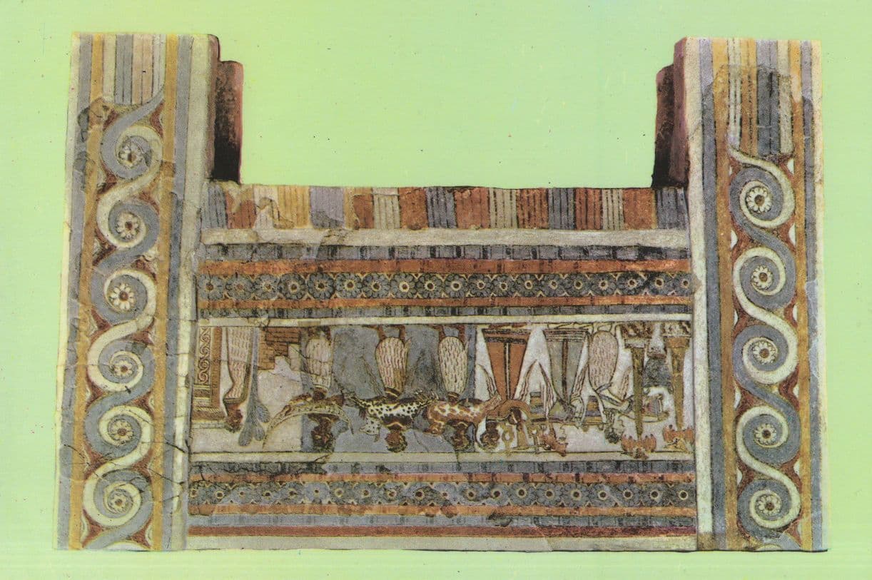 Bloodless Sacrifice 1400BC Old Greek Museum Greece Art Postcard