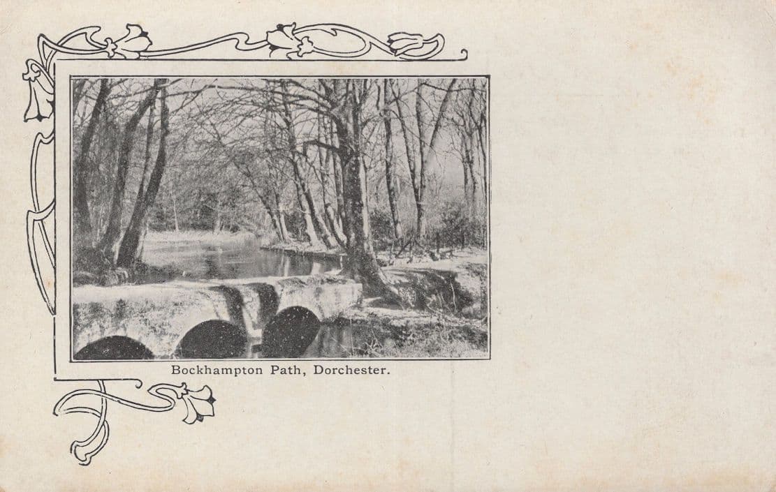 Bockhampton Path Dorchester Dorset Old Postcard