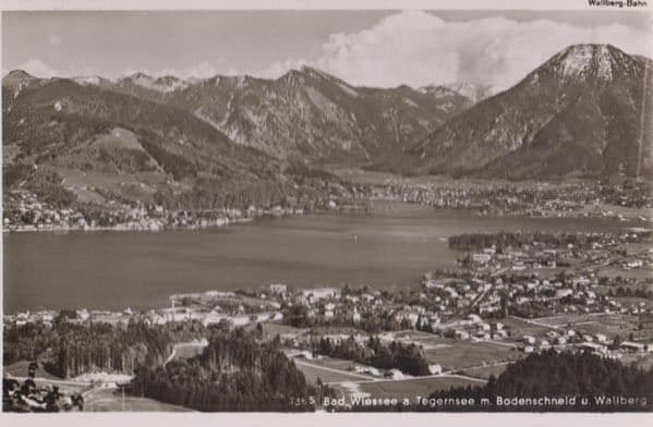 Bodenschneid Wallberg Real Photo German Postcard