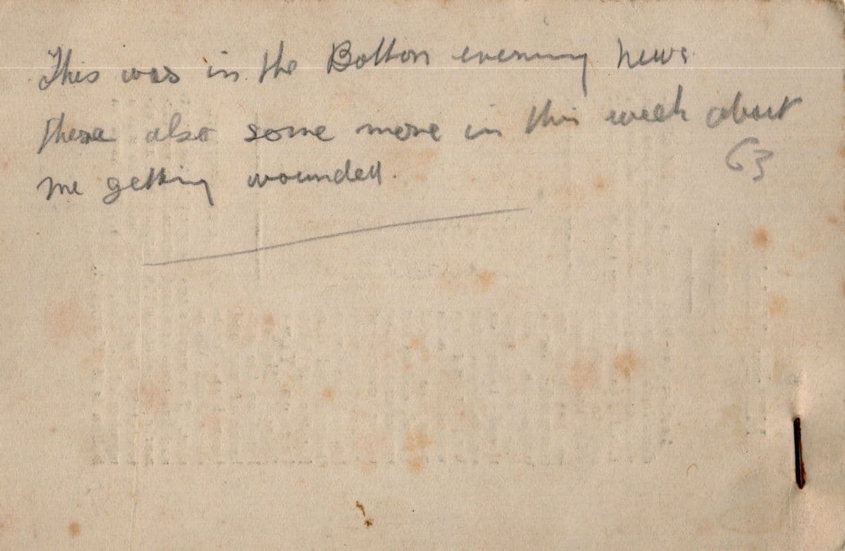 Bolton Sergeant WW1 Military Medal Ribbon Hand Signed PB Postcard
