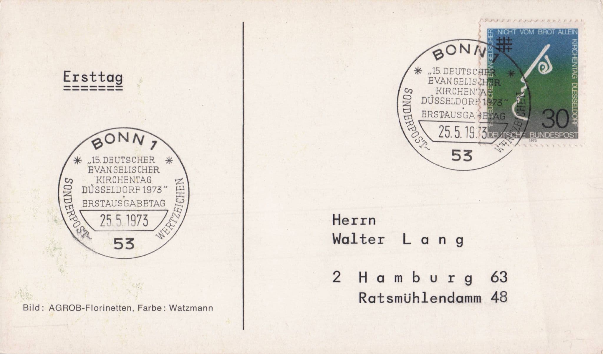 Bonn Dusseldorf Rocking Horse Old China Dolls 1973 FDC German Postcard