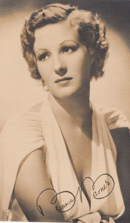 Bonnie Barnes Signed Beauty Cream Antique Advertising Postcard