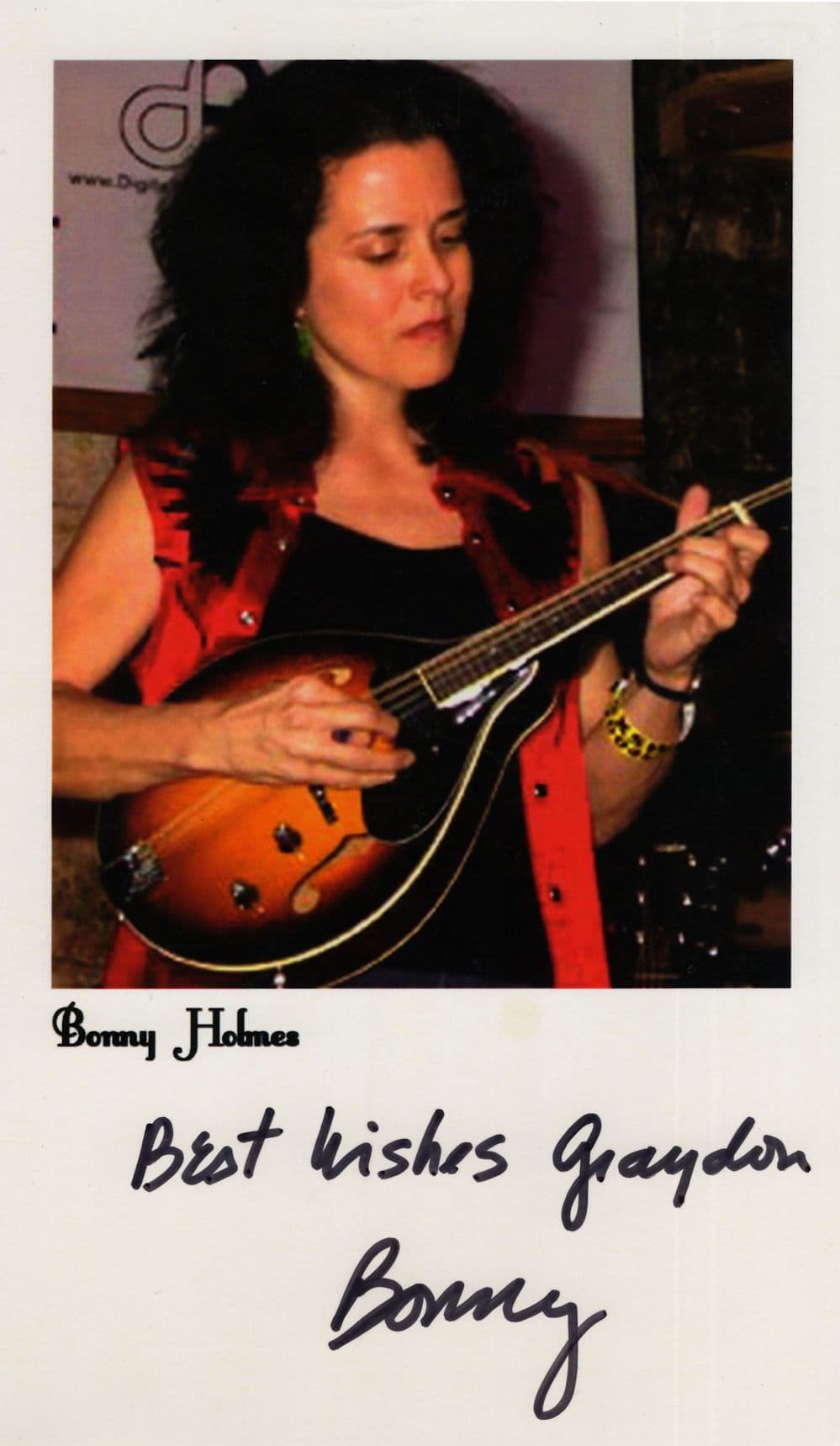 Bonny Holmes Kentucky Country & Western Singer Hand Signed Photo