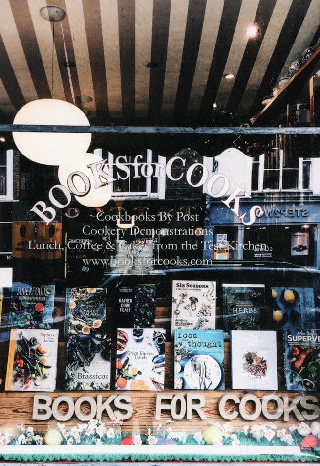 Books For Cooks Notting Hill Old London Cookery Bookstore Shop Postcard