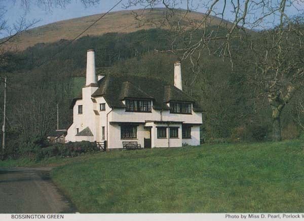 Bossington Green Devon Postcard