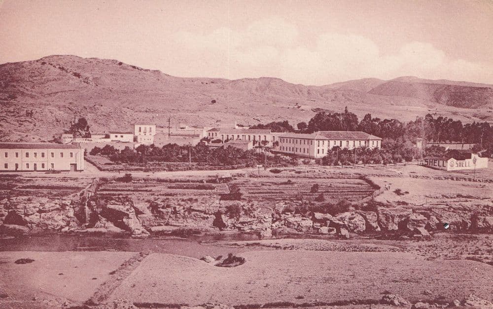 Bou Hanifia Panorama Algeria Old Reddy Brown Postcard