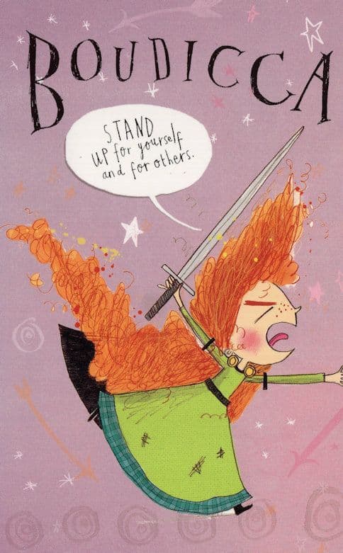 Boudicca British Celtic Iceni Tribe Roman Queen Painting Postcard