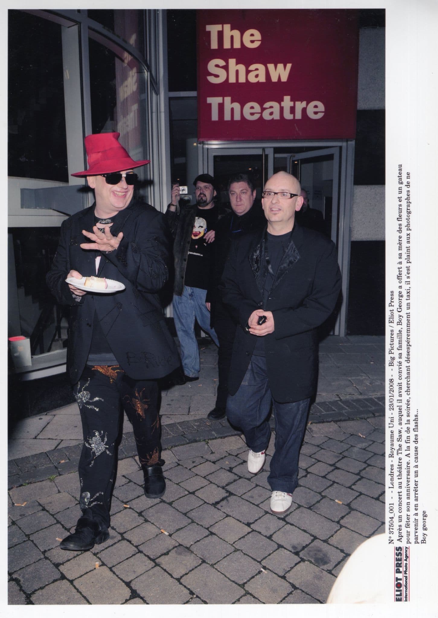 Boy George Shaw Theatre London 2008 Concert 10x8 PB French Press Photo