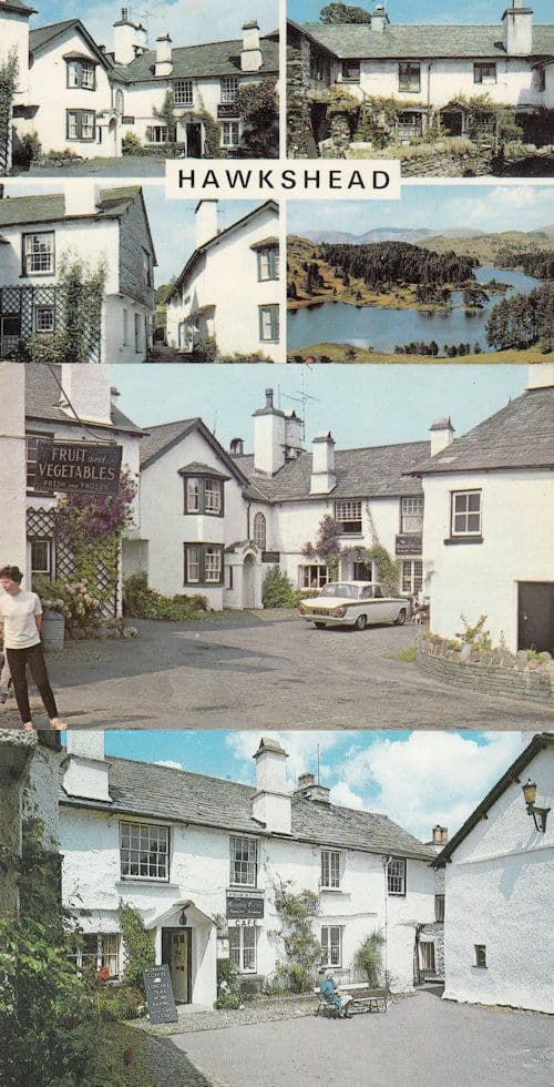 Boy Pulling Faces Hawkshead Fruit & Vegetables Corner Shop 3x 1970s Postcard s