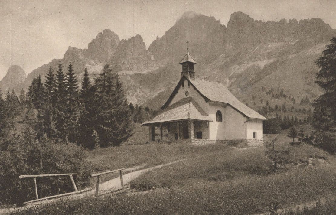 Bozner Dolomiten Karensee Hotel Switzerland Old Postcard