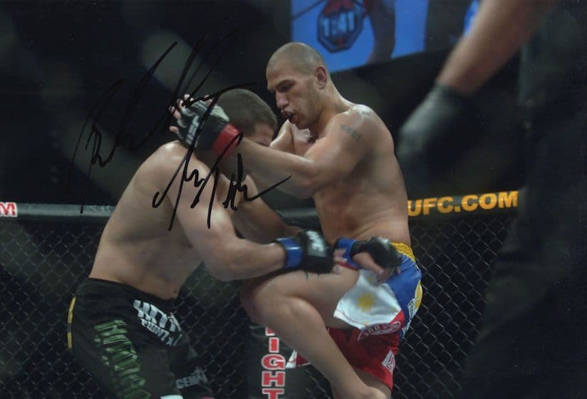 Brandon Vera UFC Filipino Martial Arts Giant 12x8 Hand Signed Photo