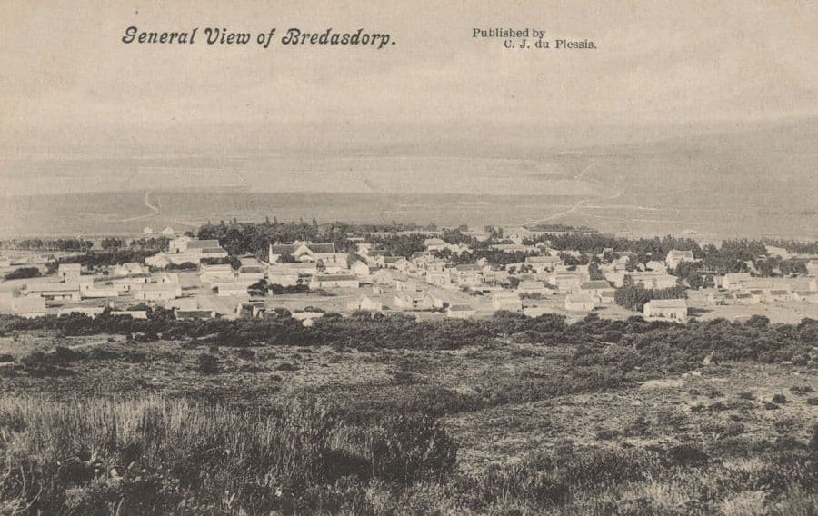 Bredasdorp Rare Southern Overberg South African Antique Postcard