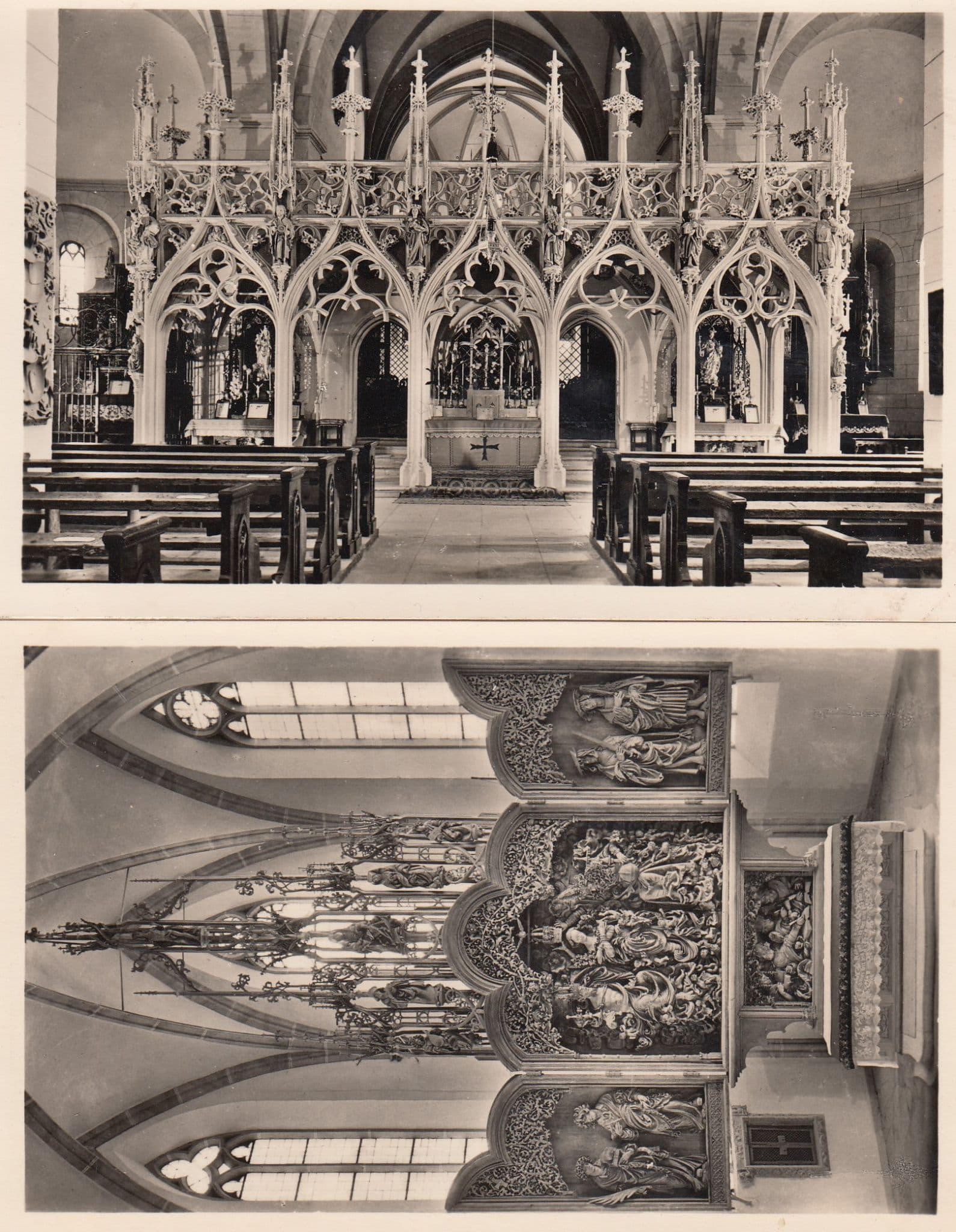 Breisacher StephansmÔøΩnster Breisach AM Rhein Church 2x Postcard s
