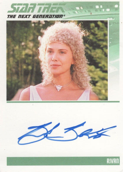 Brenda Bakke as Rivan Star Trek Hand Signed Autograph Card