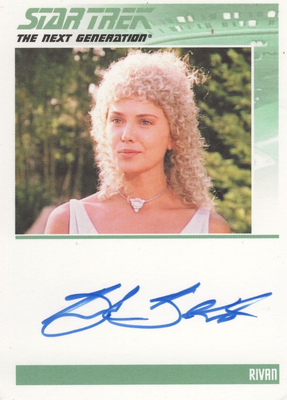 Brenda Bakke as Rivan Star Trek Hand Signed Autograph Card
