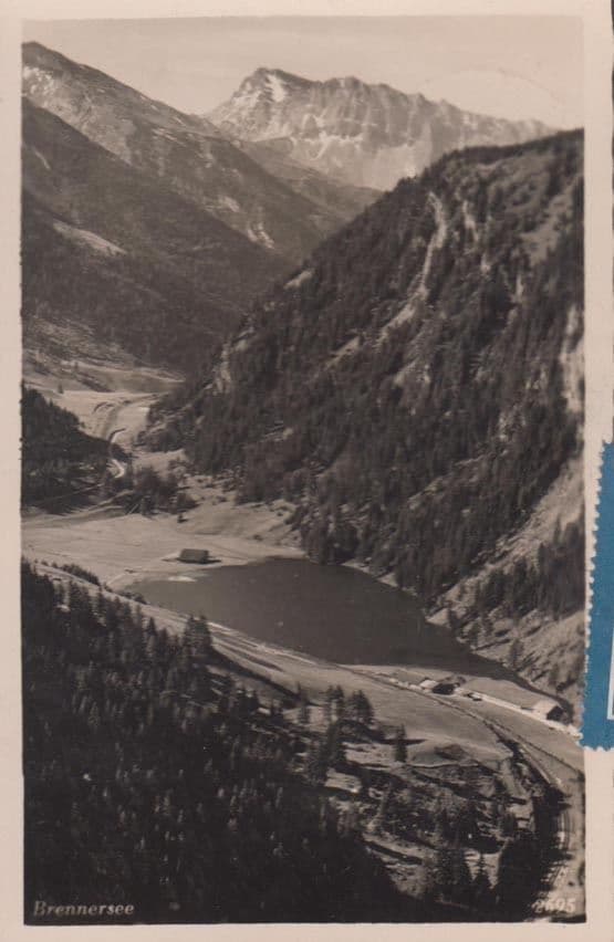 Brenersee Austrian Old Postcard