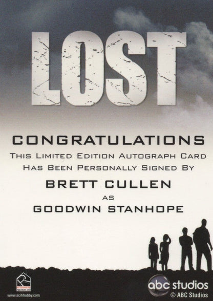 Brett Cullen Lost TV Show Hand Signed Official Autograph Card