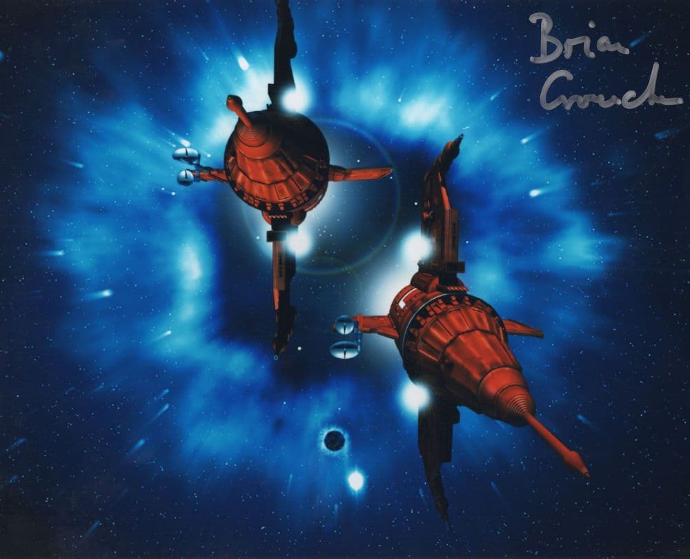 Brian Croucher Blake's Seven 7 Large 10x8 Hand Signed Photo