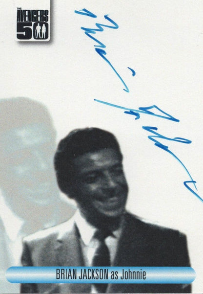 Brian Jackson The Avengers 50 Hand Signed Photo Autograph Card