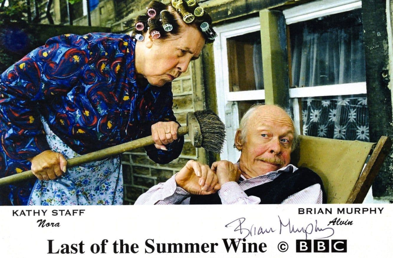 Brian Murphy Last Of The Summer Wine RARE Hand Signed Cast Card Photo