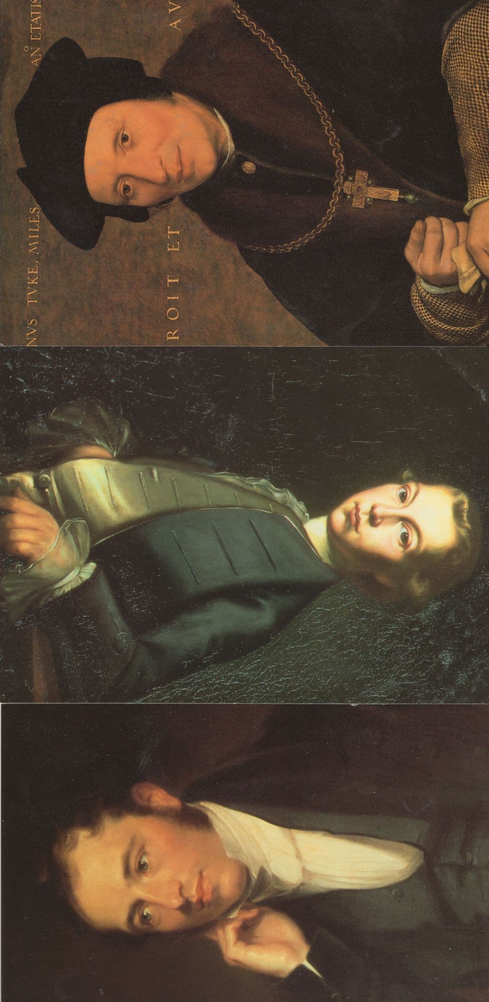 Brian Tuke Rowland Hill John Palmer 3x Painting Postcard s