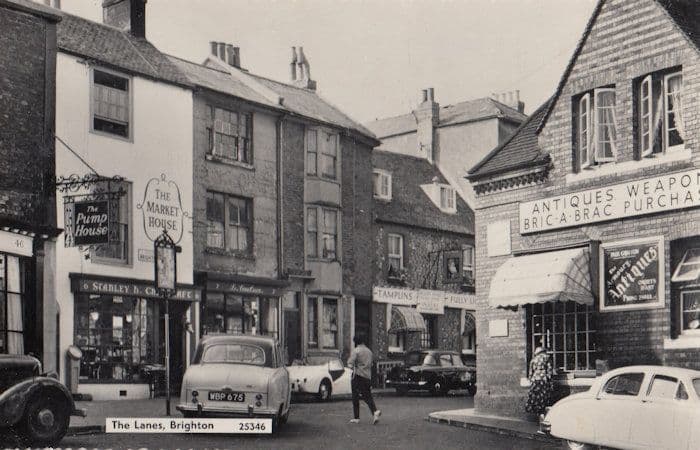 Bric A Brac & Weapons Antiques Shop The Lanes Brighton RPC Postcard