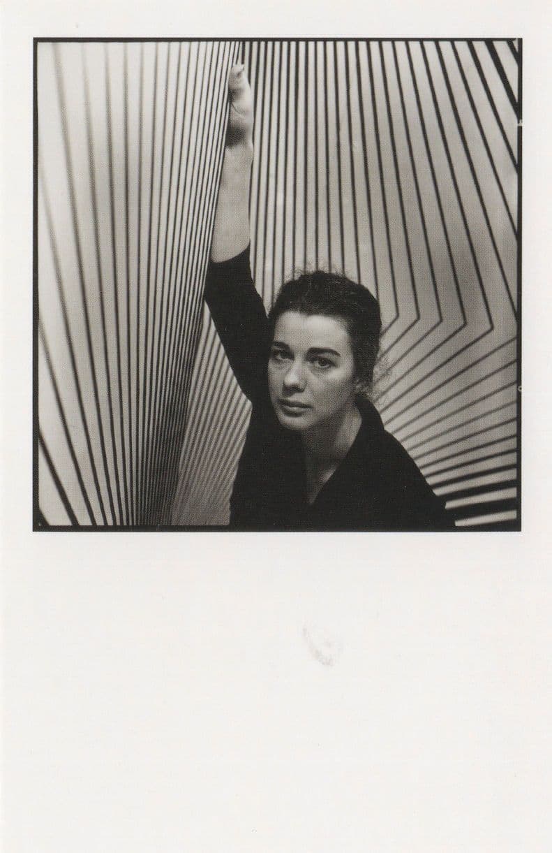 Bridget Riley Op Art Cornwall Painting Artist Rare NPG Postcard