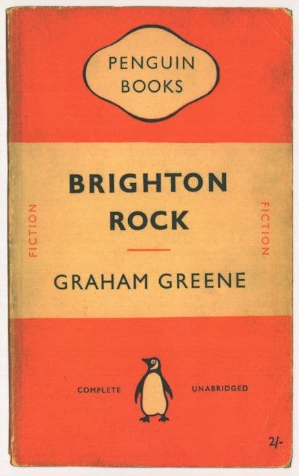 Brighton Rock Graham Greene 1943 Book Postcard