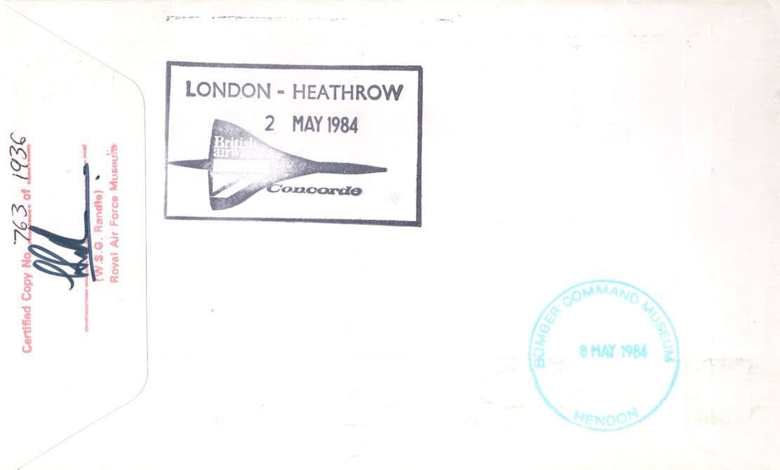 Bristol Aviation Plane KG Lewis RAF Captain Mayor MULTI Hand Signed FDC