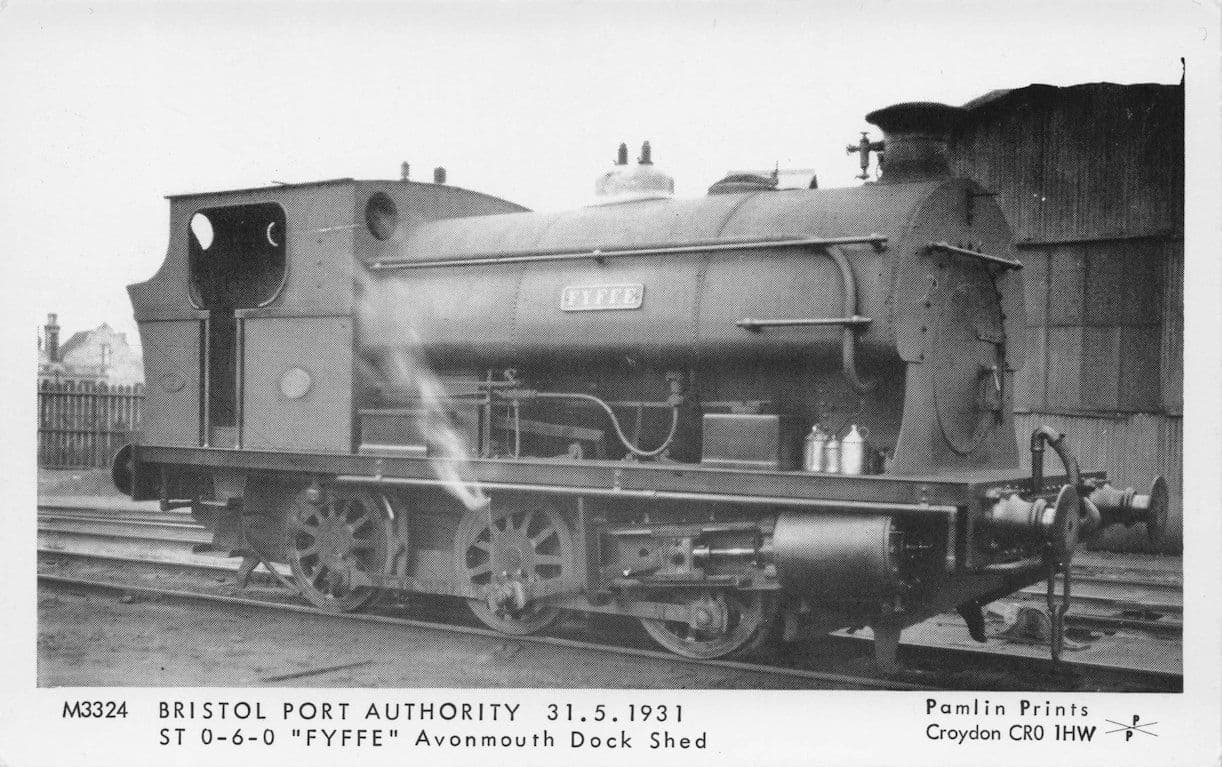 Bristol Port Train Station in 1931 Pamlin Prints Railway RPC Postcard